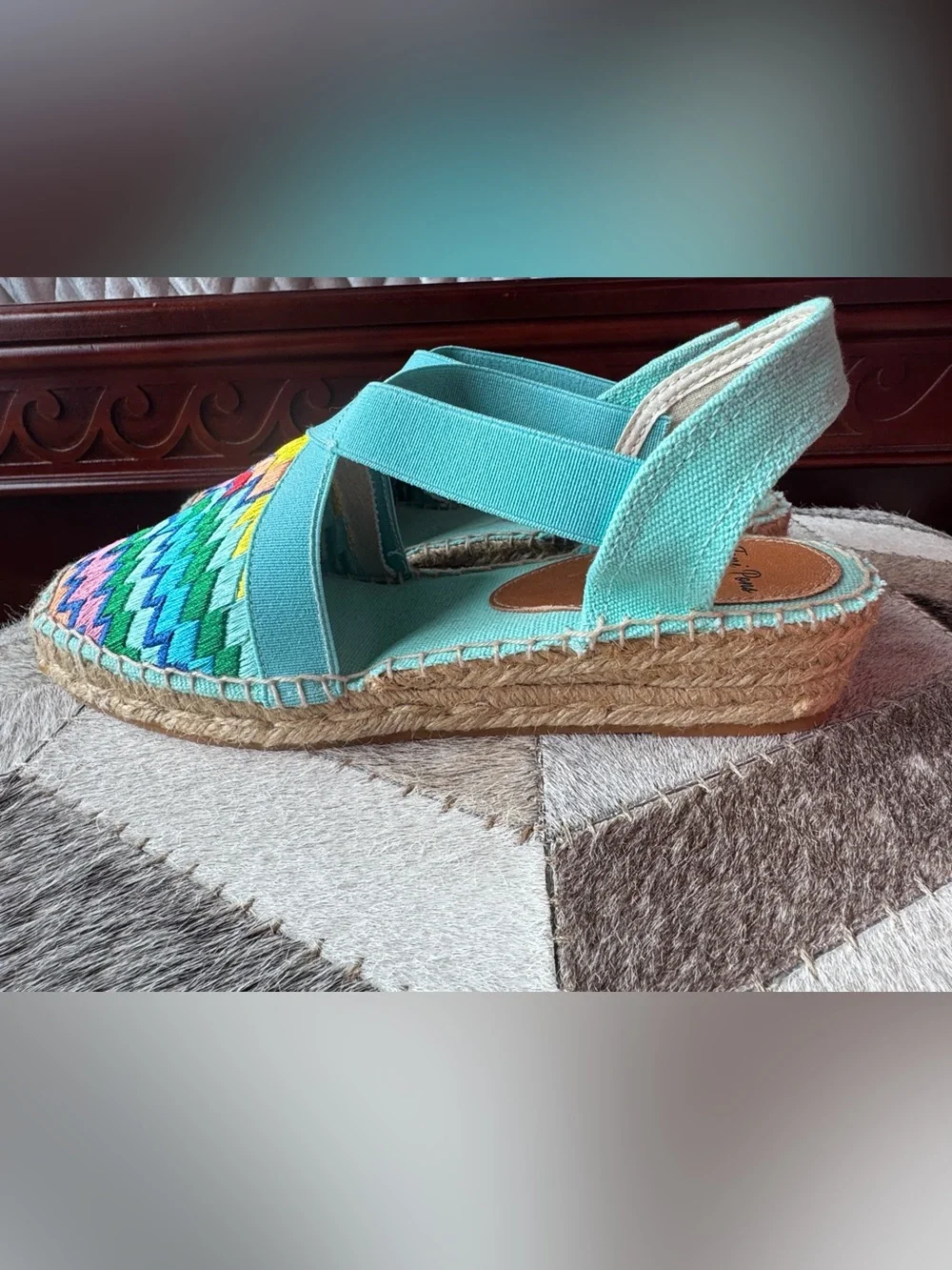 Toni Pons Canvas Rainbow Lolita Espadrilles, 38